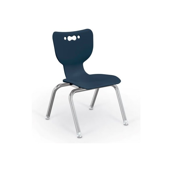 Balt Hierarchy 12" Plastic Classroom Chair - Set of 5 - Navy